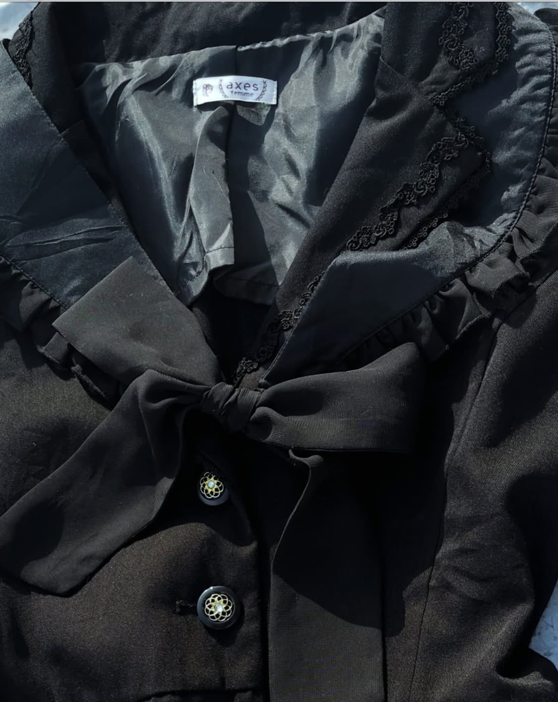 Axes femme 엑시즈팜 공겜여주 리본자켓 상품이미지2