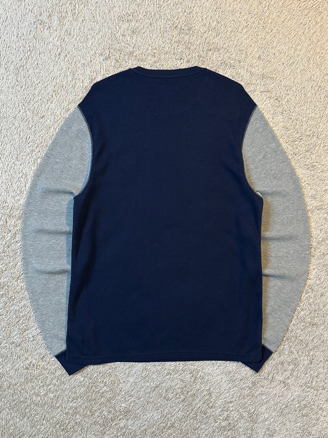 폴로 랄프로렌 신형 크레스트 로고 배색 와플 니트 롱슬리브 긴팔 상품이미지3