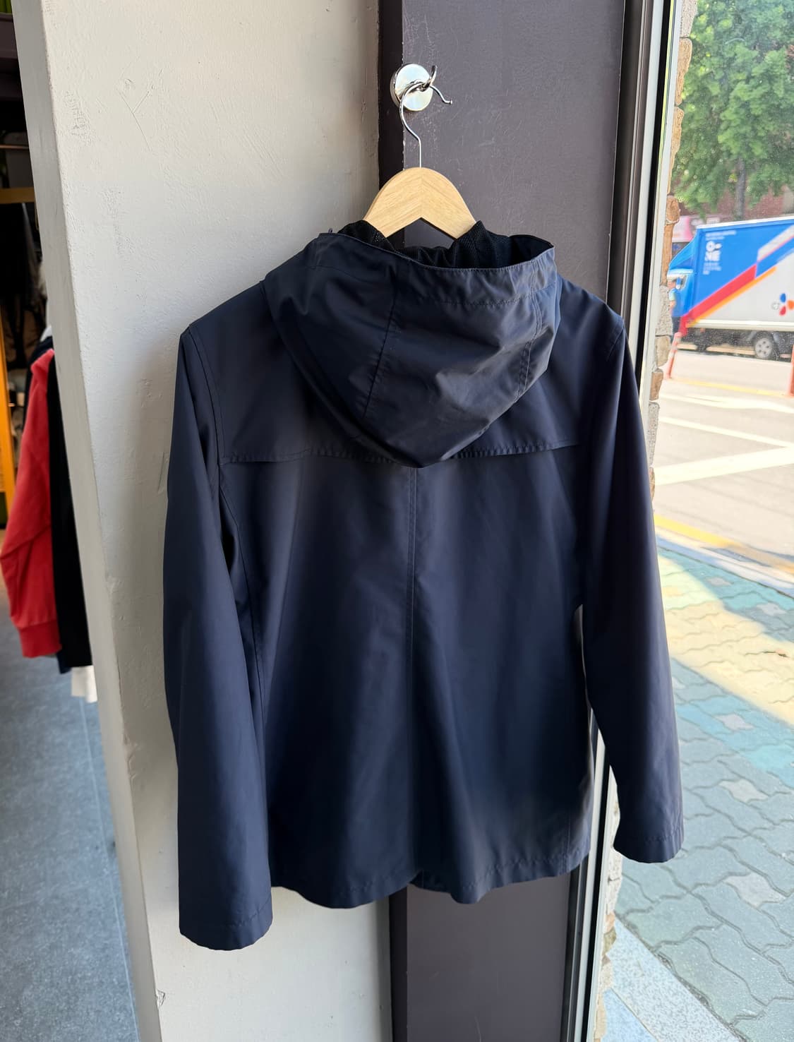 XL/ 버버리 후디드 나일론 집업 자켓 상품이미지6