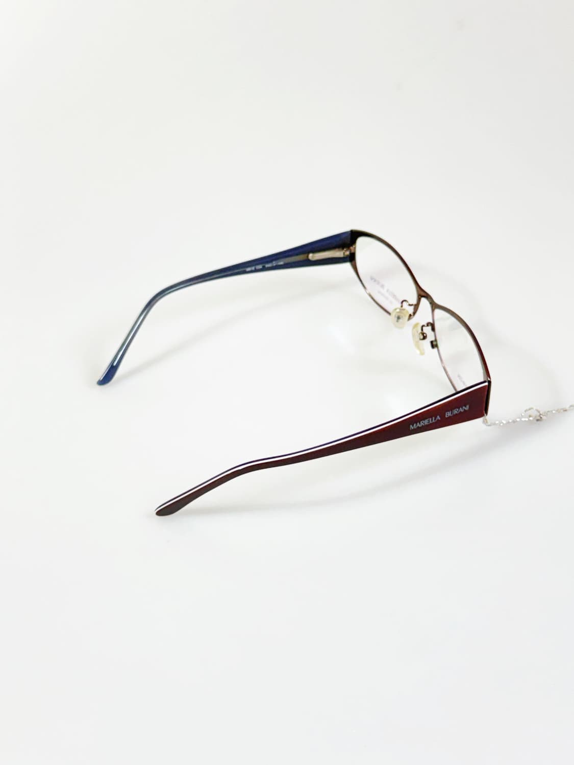 MARIELLA BURANI 퓨어 티타늄 슬림 스퀘어 빈티지 안경 상품이미지4
