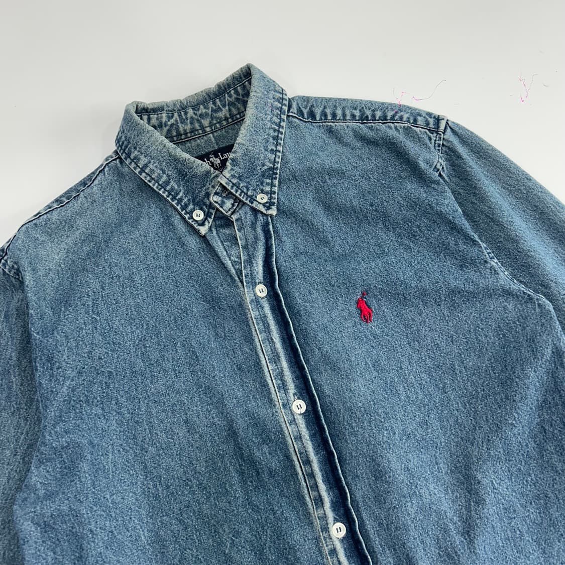 Polo 폴로 레드포니 데님 셔츠 상품이미지4