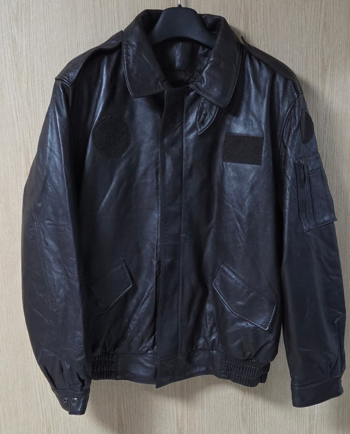 (착샷) 군용 가죽자켓 빈티지 상품이미지1