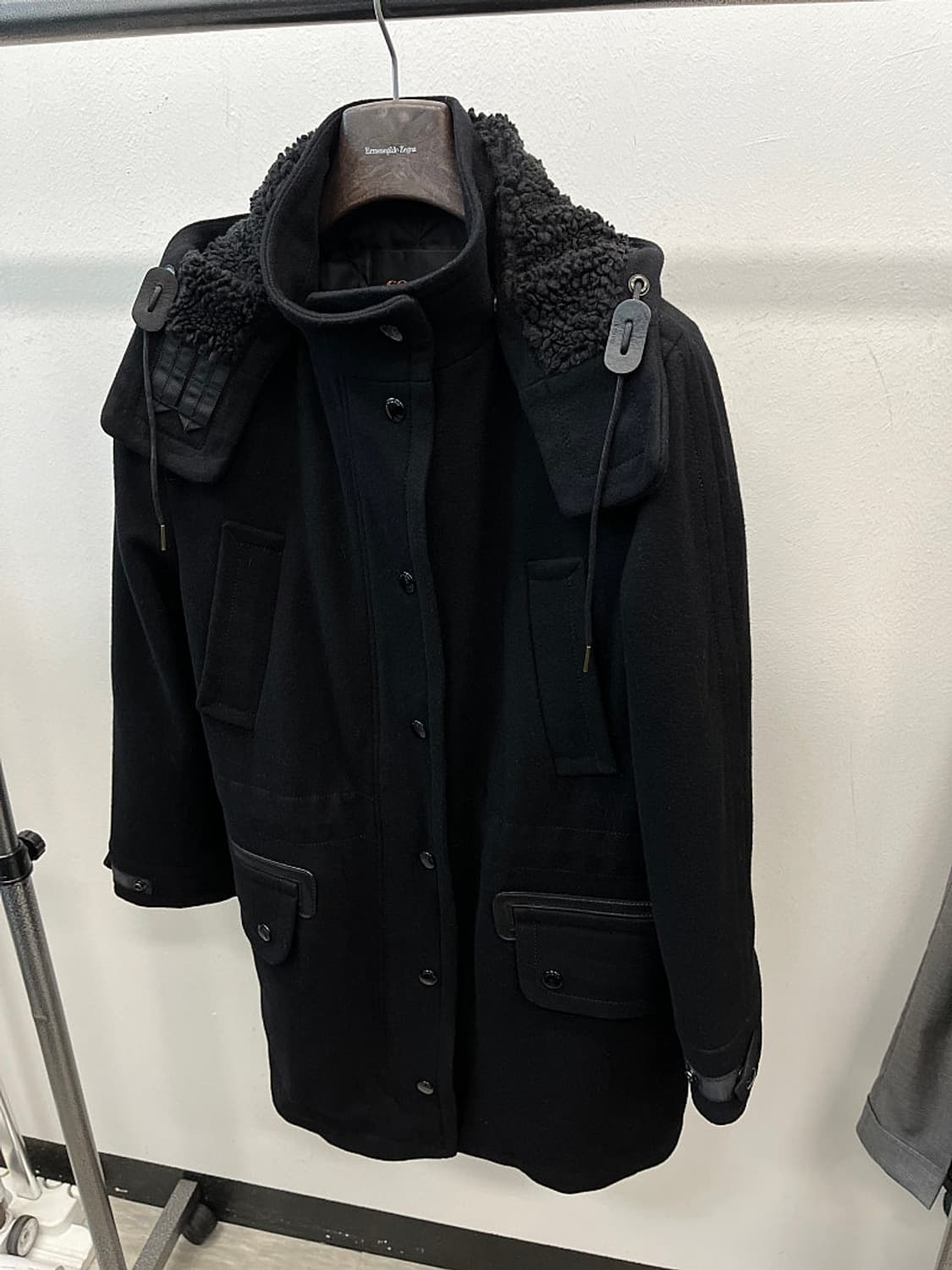 여) 코치 시어링 후드 울코트  상품이미지1