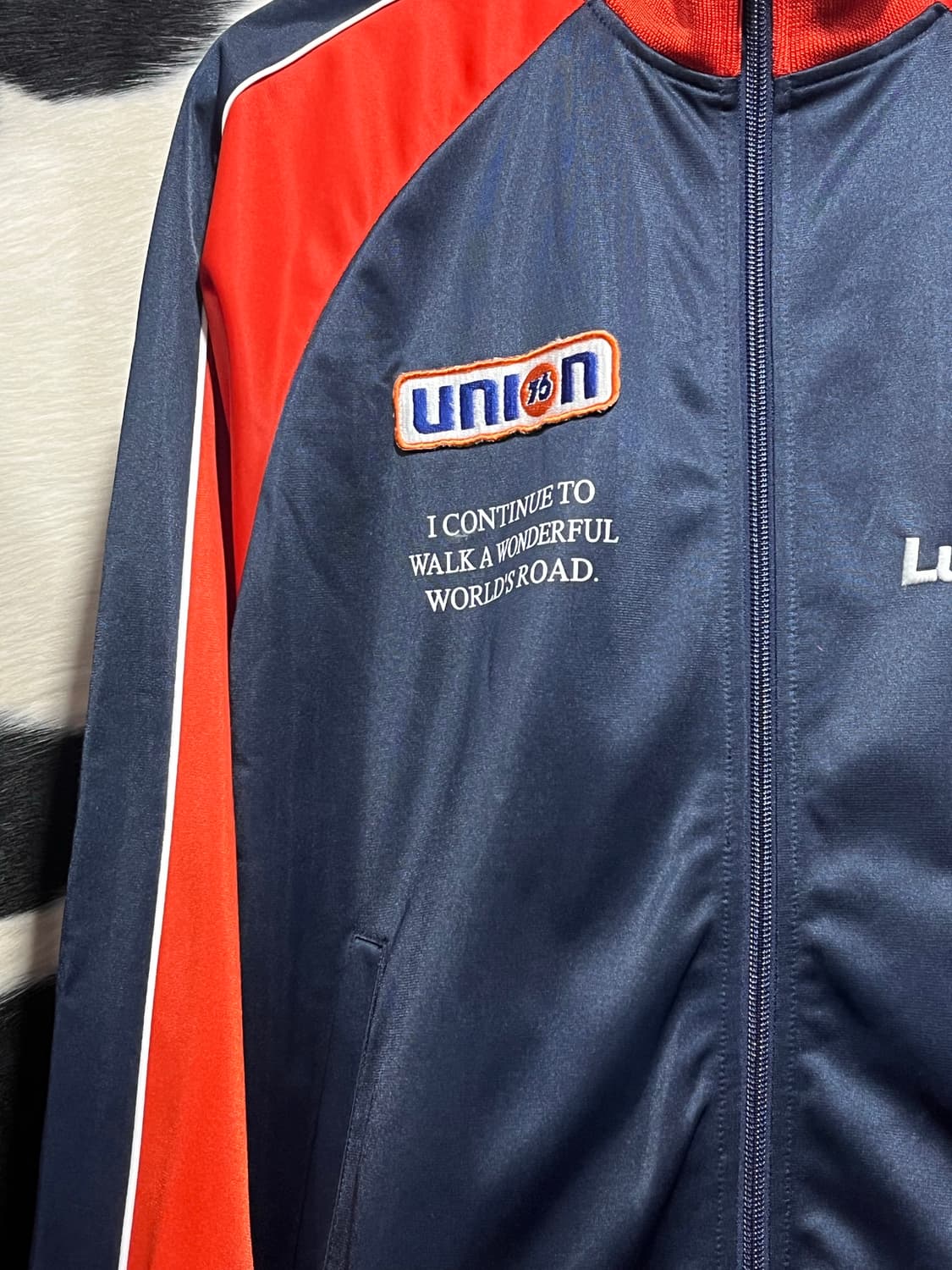 루브리캔츠 자수 패치 레이싱 집업 상품이미지4