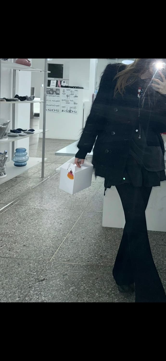 빈티지 하프코트 퍼자켓 판매-착샷 상품이미지5