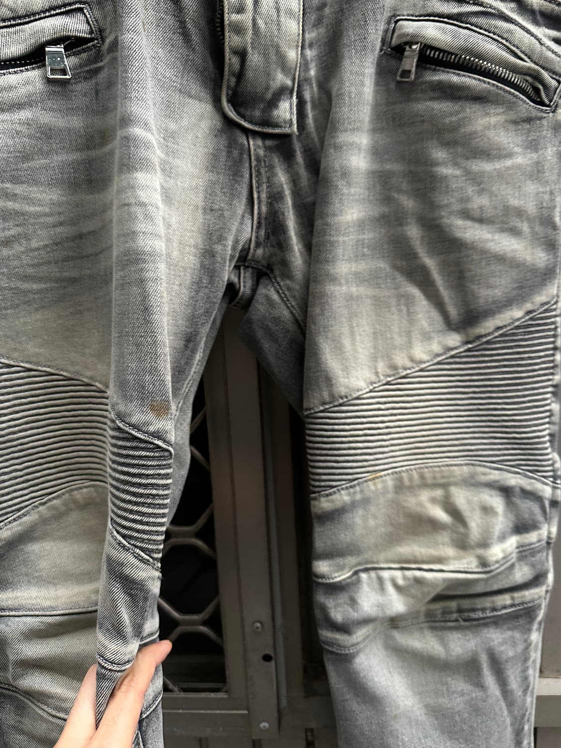 00s BALMAIN biker jeans  상품이미지4