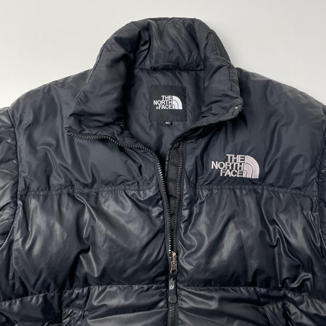 [중고] 노스페이스 700 블랙 패딩 S 90 상품이미지3