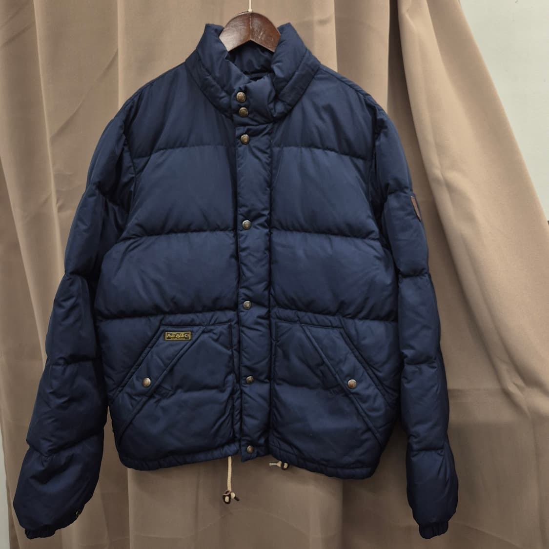 폴로 랄프로렌 네이비 푸퍼 패딩 S 상품이미지1