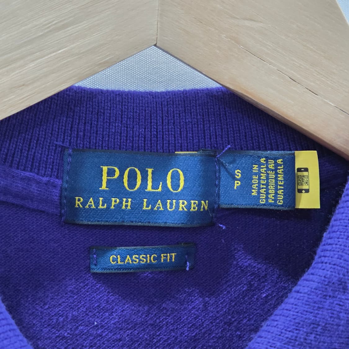 폴로랄프로렌 우먼 피케 카라 반팔티 퍼플 S 상품이미지3