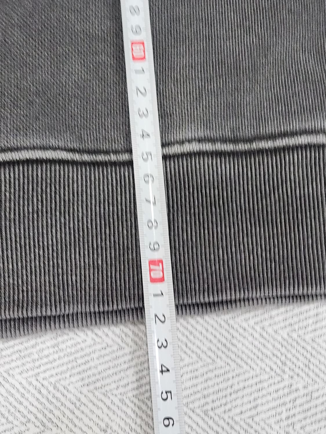 [F]매니아매스 가먼트다잉 스펙트럼 워싱 맨투맨 오버핏 프리사이즈 그레이 상품이미지9