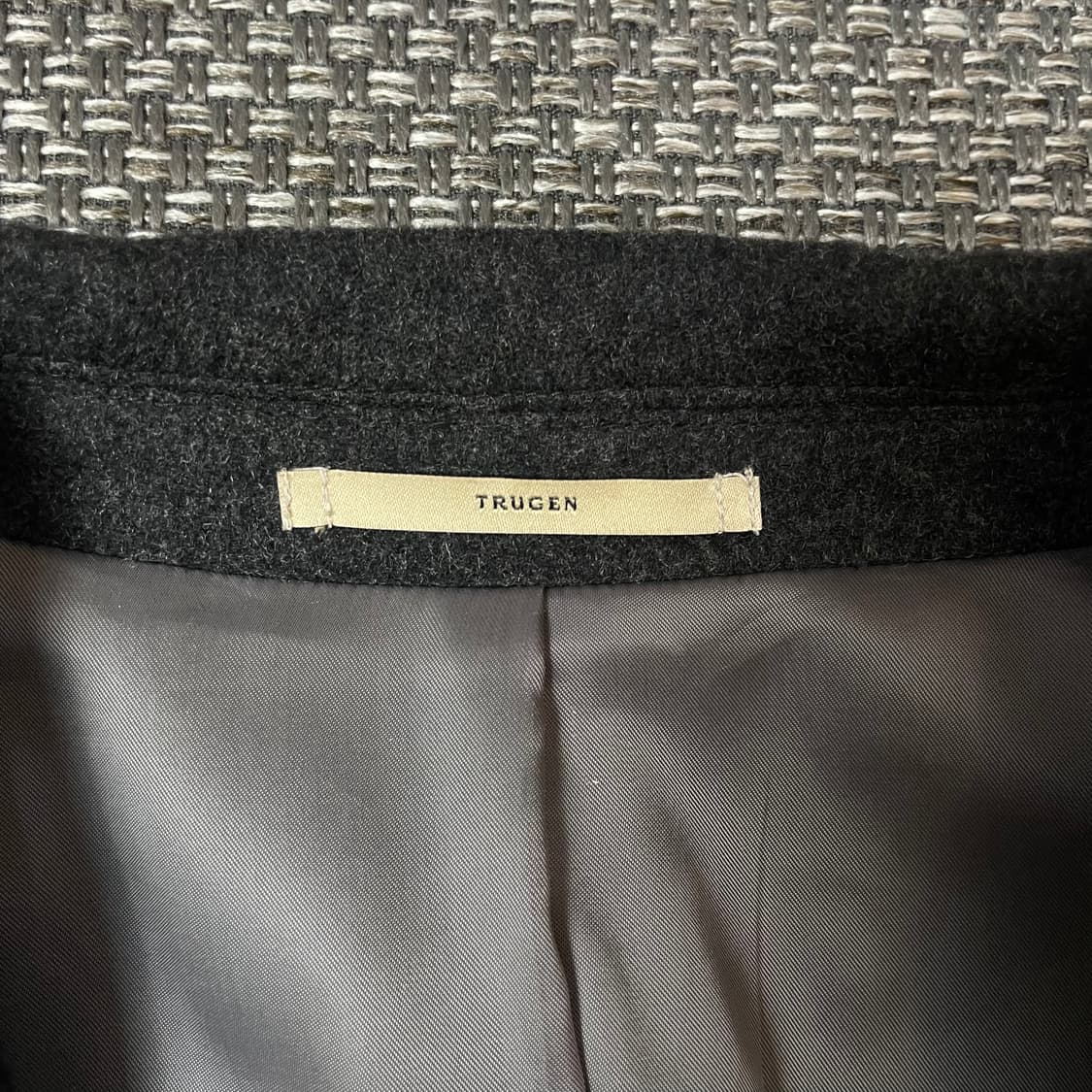 트루젠 캐시미어 그레이 자켓 100 상품이미지4