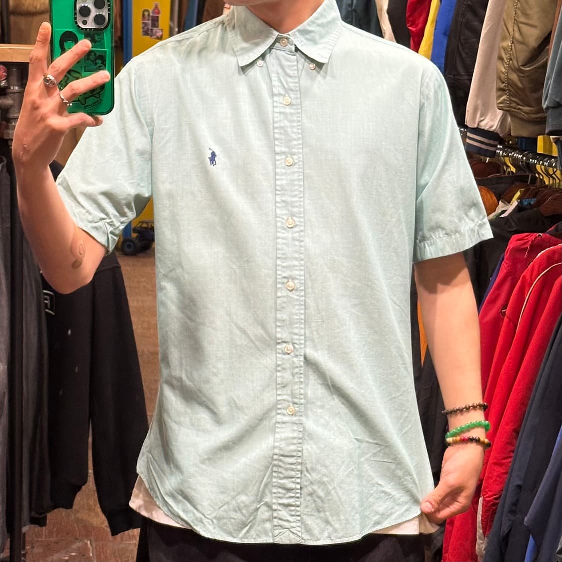 [HI] 폴로 랄프로렌 반팔셔츠 스카이블루 상품이미지2