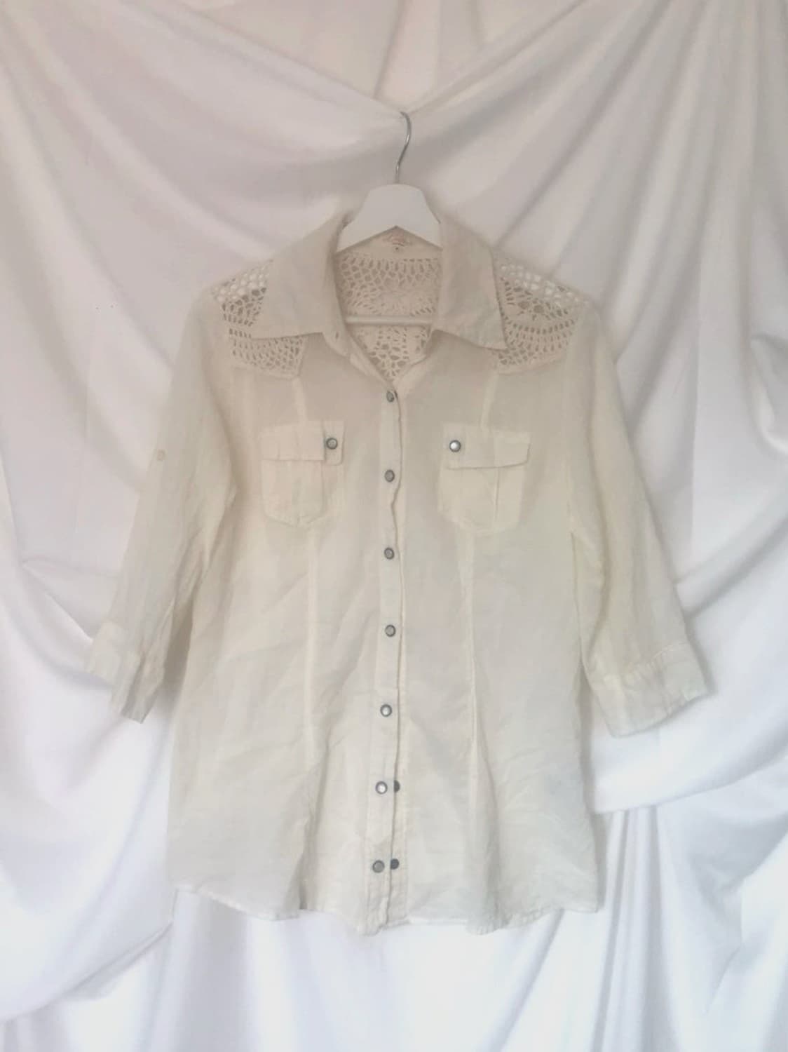 733. crochet western shirt 상품이미지5