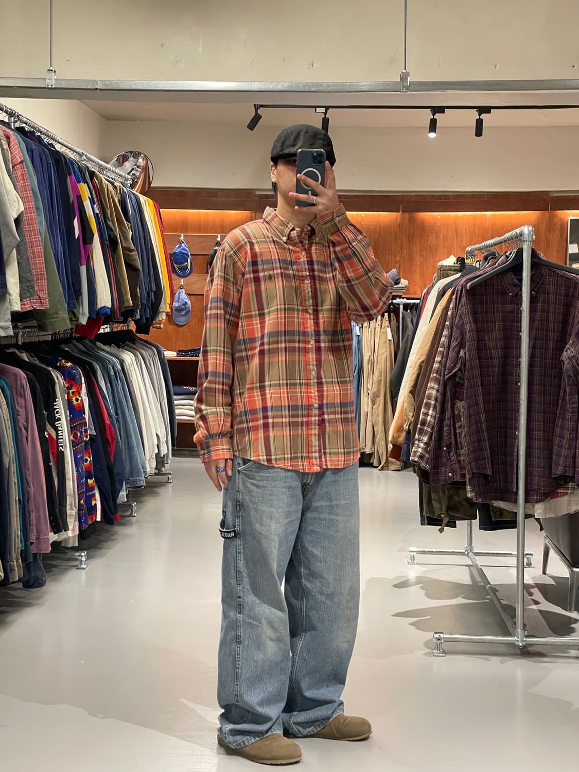 폴로 랄프 로렌 체크 셔츠   상품이미지3