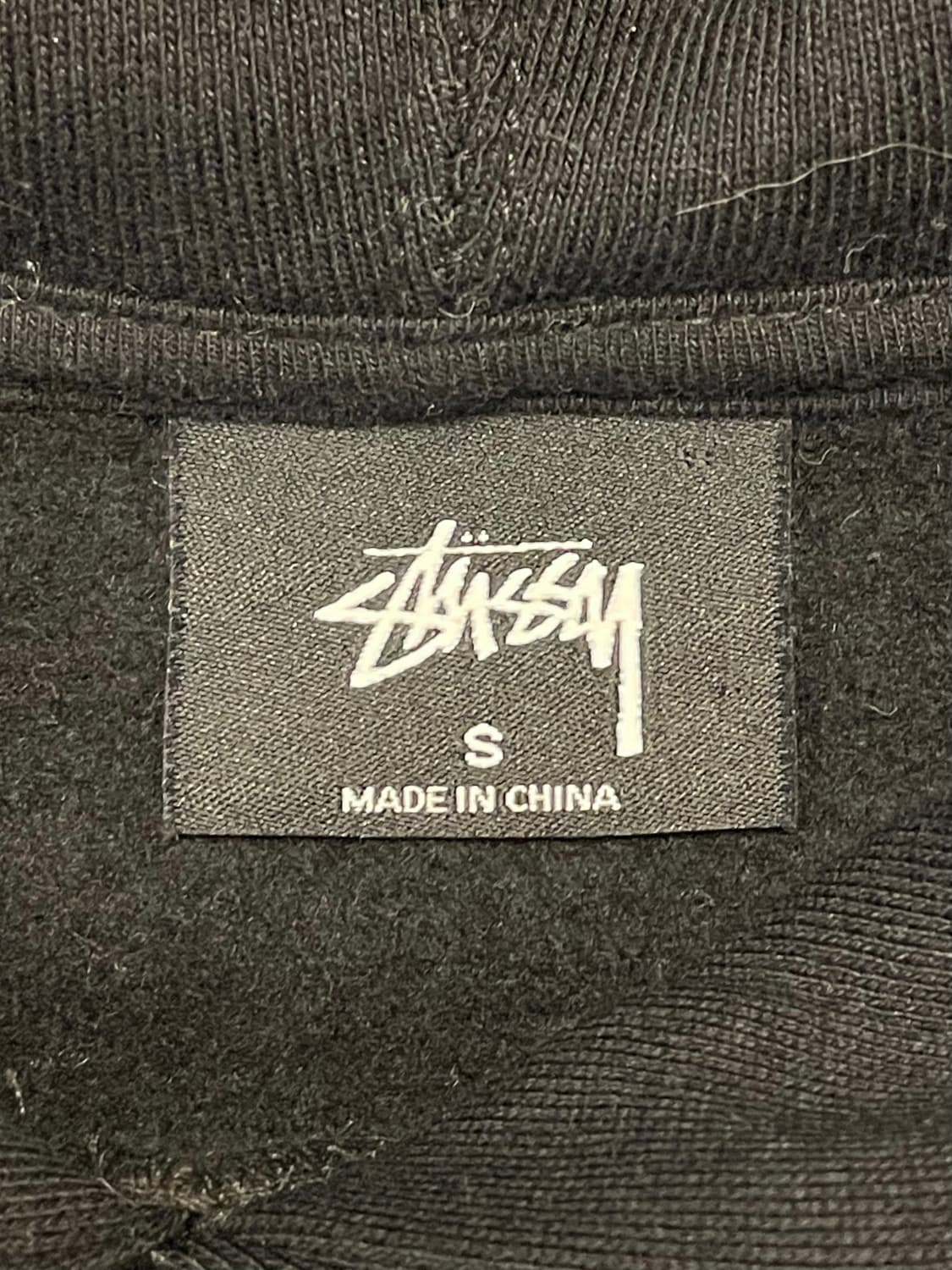 스투시 빅로고 블랙 후드티 상품이미지6