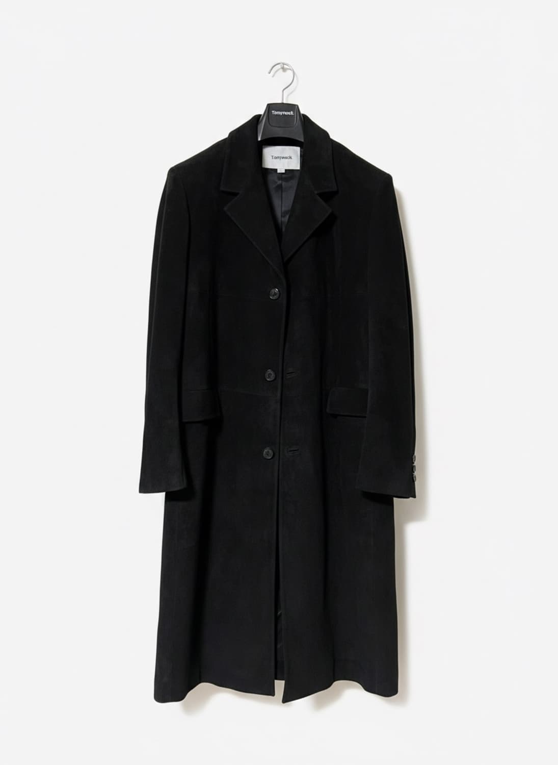 토니웩 스웨이드 롱코트 블랙 유일매물 상품이미지6
