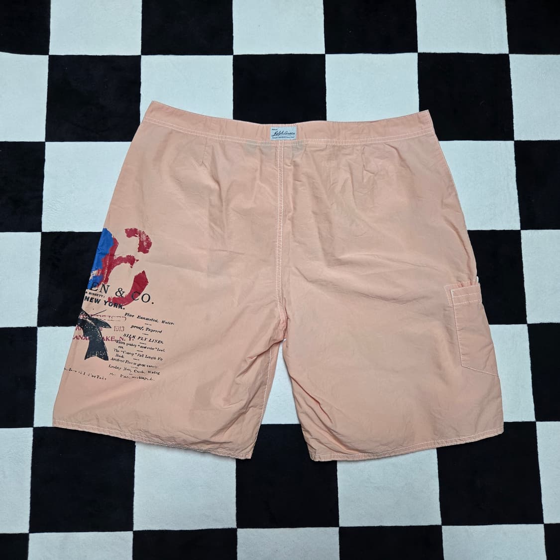 36 폴로랄프로렌 피싱 그래픽 스윔팬츠 스윔웨어 핑크 상품이미지4