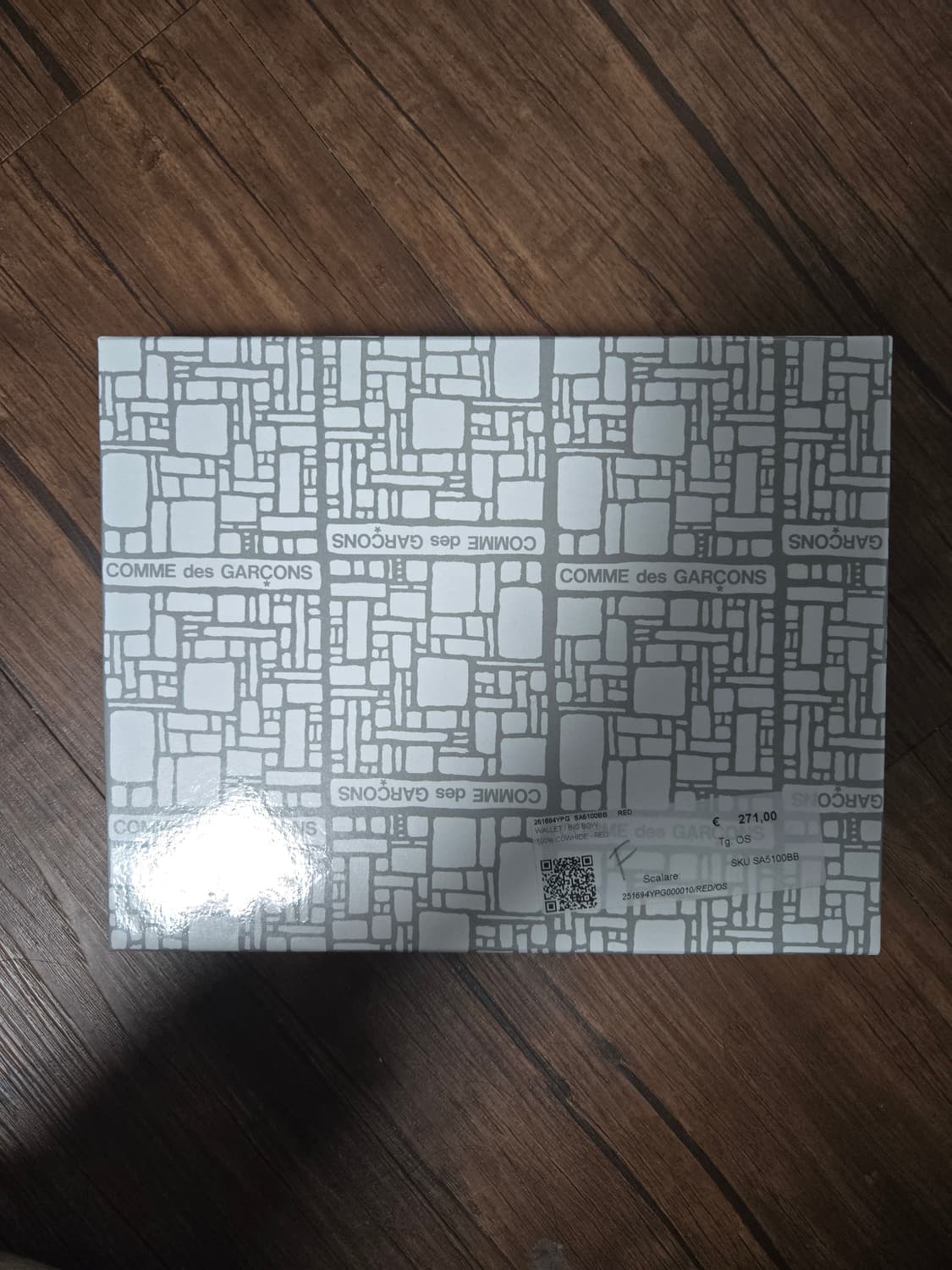 꼼데가르송 SA5100BB 빅보우 월렛 레드 상품이미지3