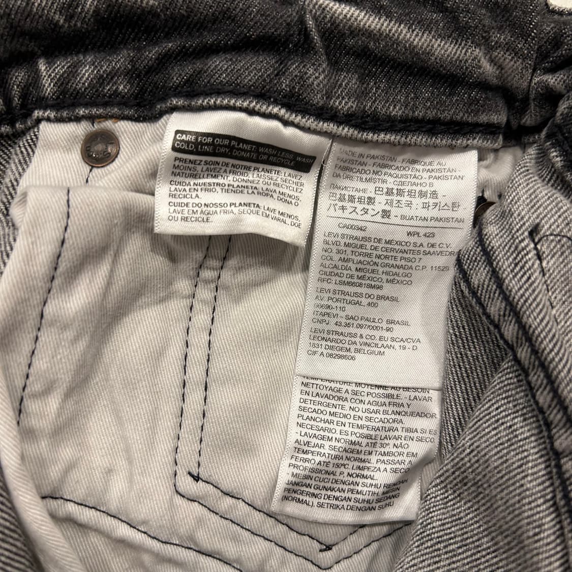 [30x32] 리바이스 562 프리미엄 그레이 데님 팬츠 상품이미지7