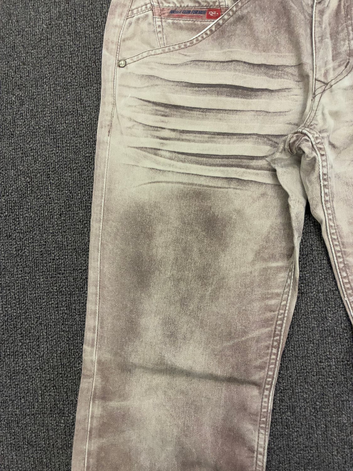 46)NICOLE CLUB FOR MEN 빈티지 자수 데님팬츠 상품이미지6