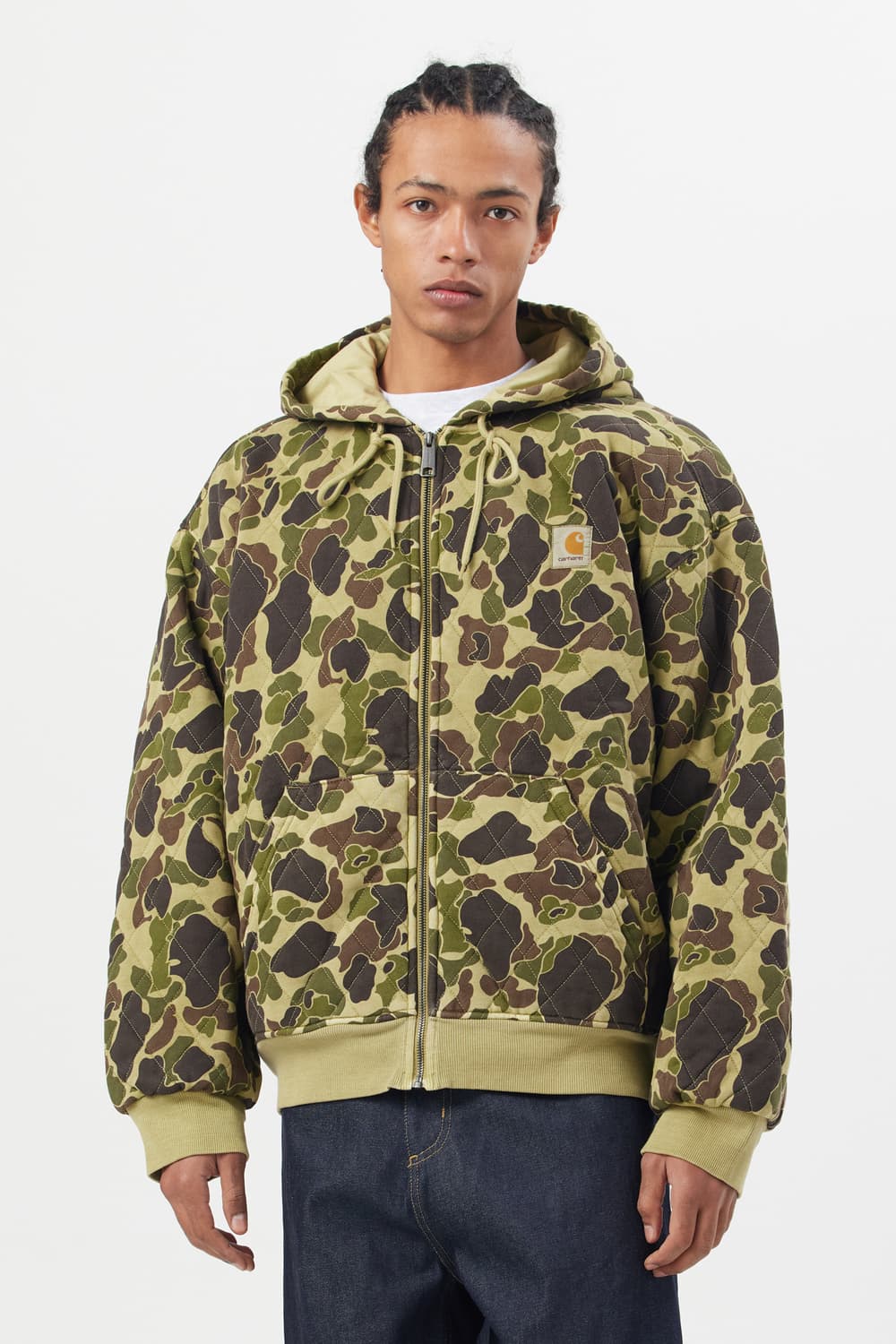 칼하트윕 비스타 퀼티드 스웻 자켓 카모 상품이미지2
