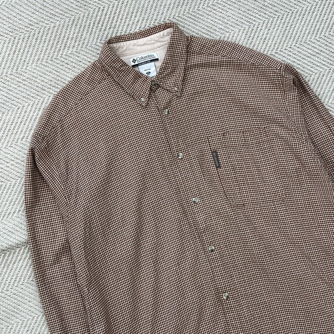 컬럼비아 포켓 체크 셔츠 r2814 상품이미지3
