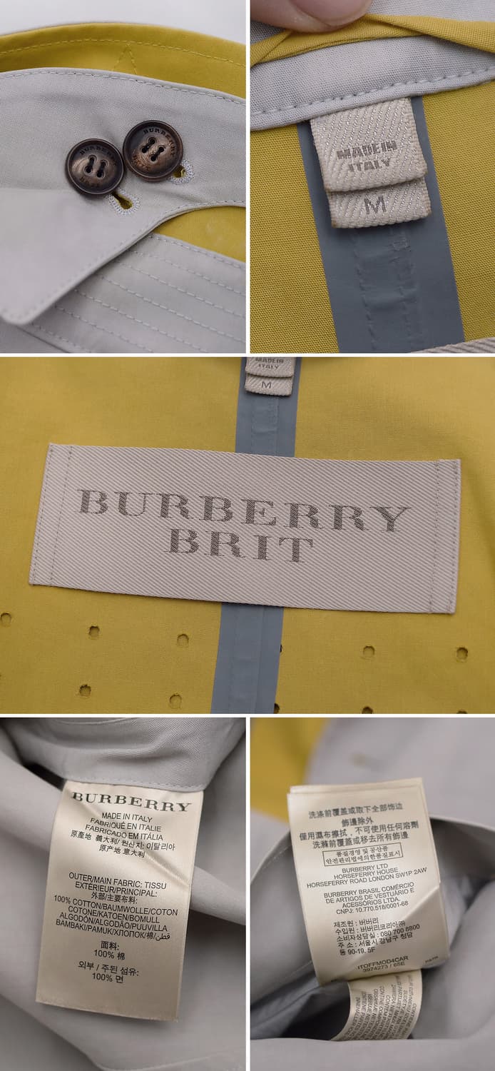 버버리 뉴 켄징턴 숏 트렌치코트 레인자켓 (M / 100+) 상품이미지10