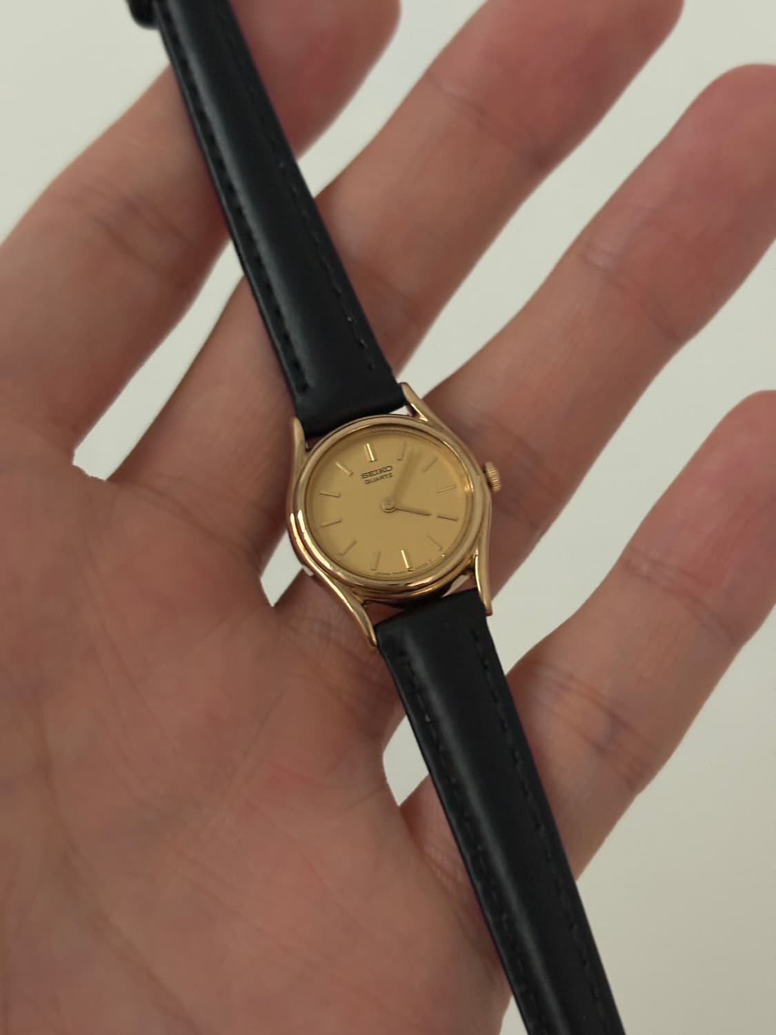 1980s Gold Mini Ladies Quartz(Deadstock) 상품이미지1
