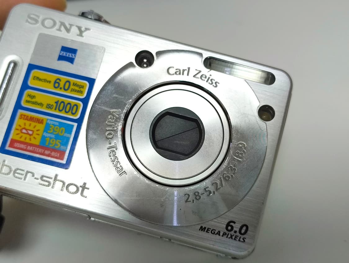 소니 사이버샷 DSC-W50 디지털카메라 (작례O) 상품이미지5