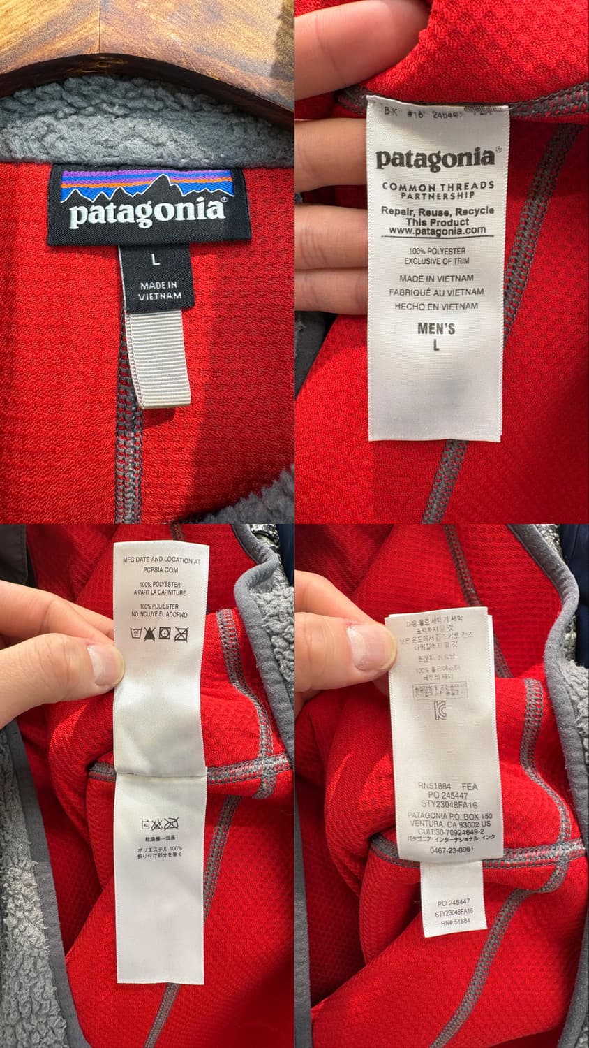 파타고니아 클래식 레트로-X 플리스 베스트 상품이미지10