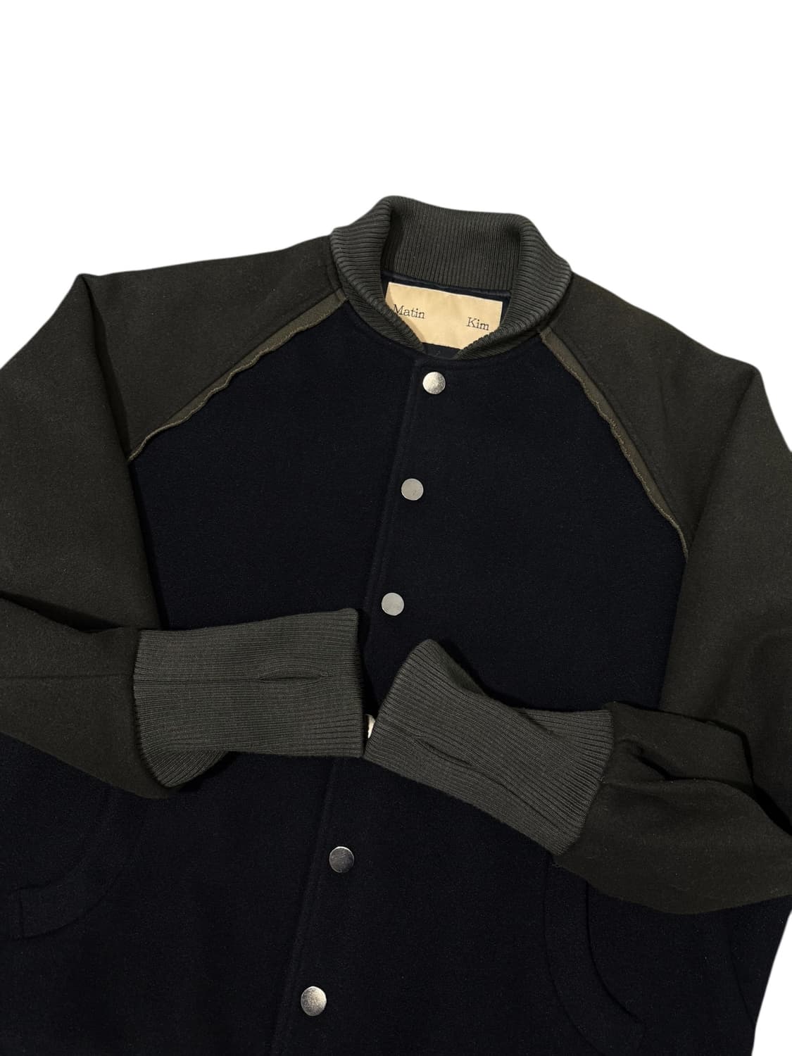 Matin kim 마틴킴 백로고 바시티 상품이미지4