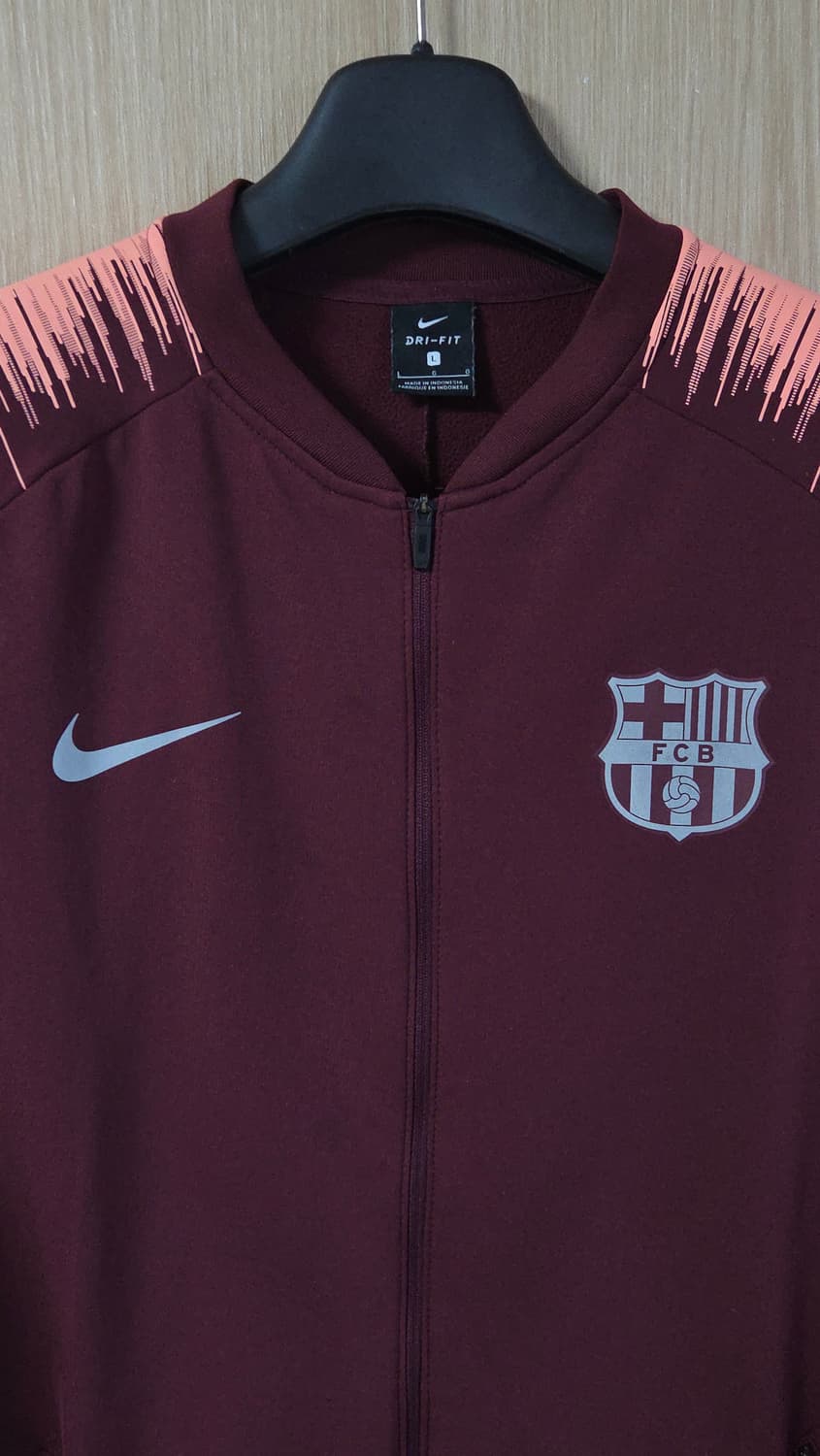 (착샷) 나이키 바르셀로나 유니폼 져지 트랙탑 드릴탑 18-19 상품이미지3