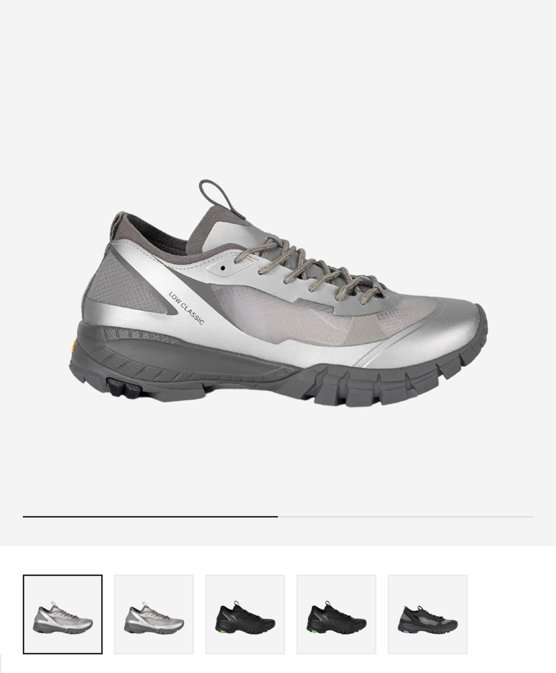 로우클래식 T-1  Lc Vibram 실버 230 상품이미지1