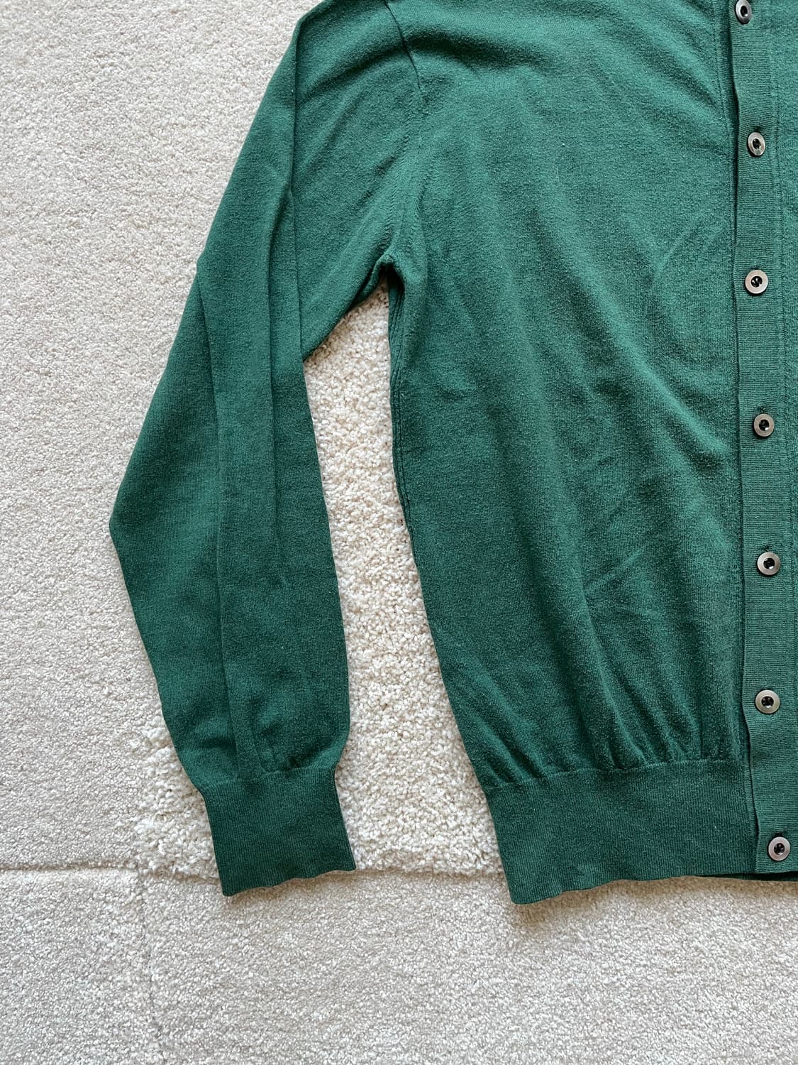 쉽스 스탠드칼라 니트 가디건 (95-103) 상품이미지5