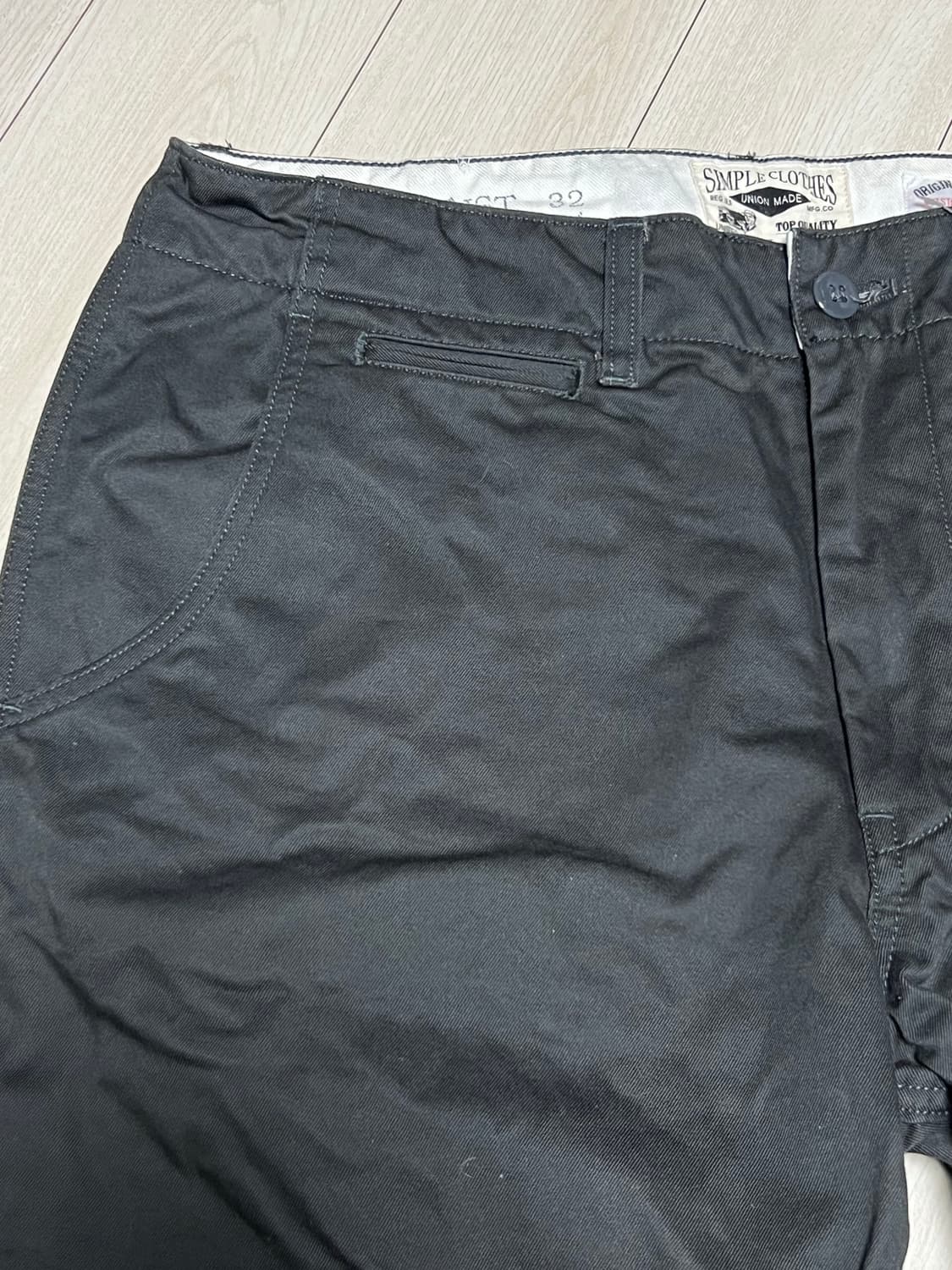 아웃스탠딩 치노팬츠 차콜그레이 32사이즈 상품이미지2