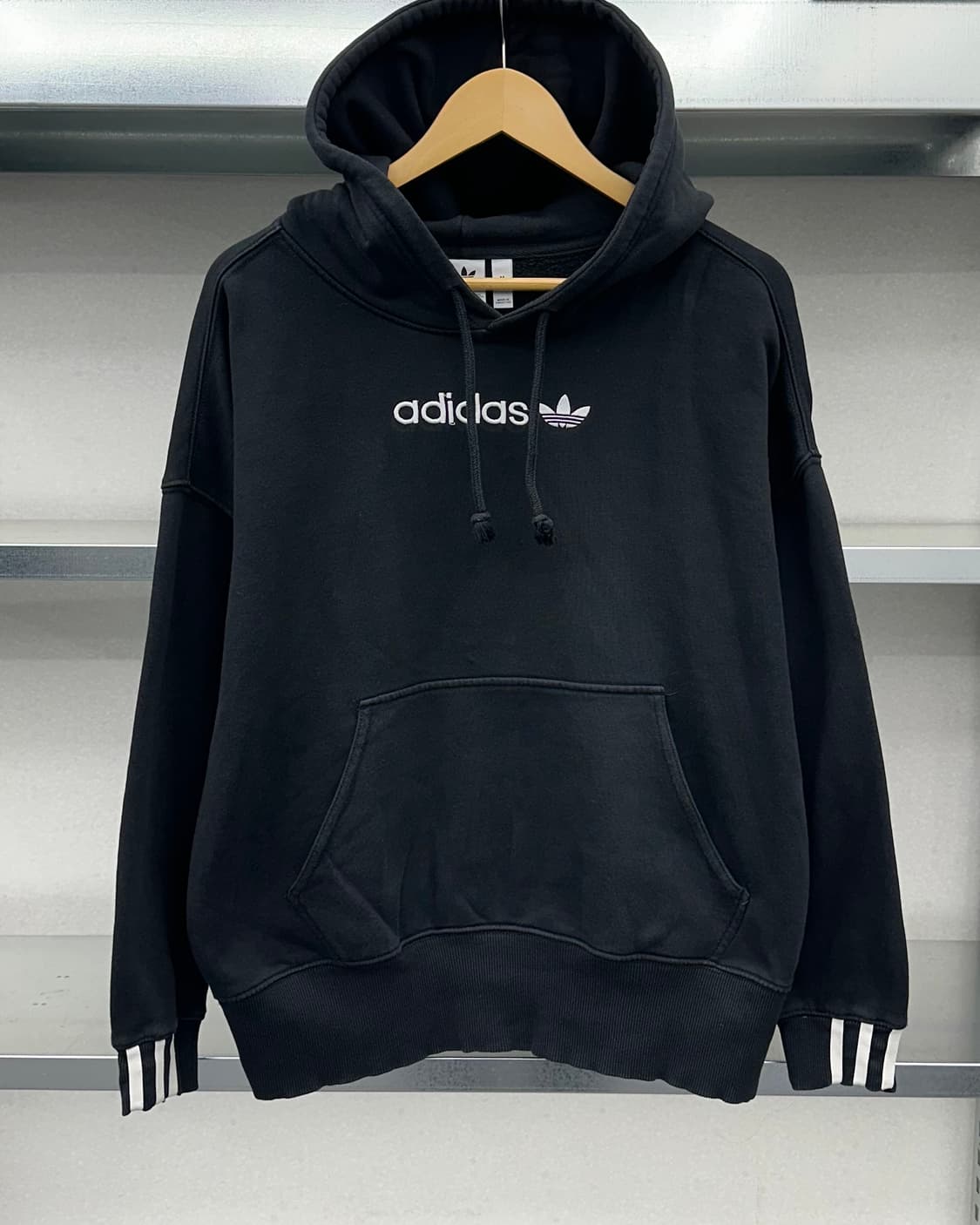 (M)아디다스 기모 후드-M1431 상품이미지2