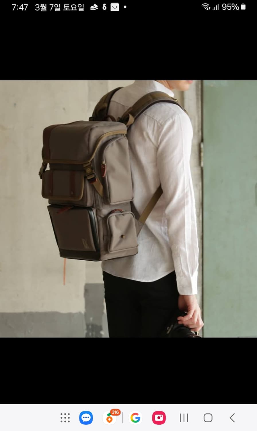 멘케레스 블랙 시그널 카메라 백팩 상품이미지7