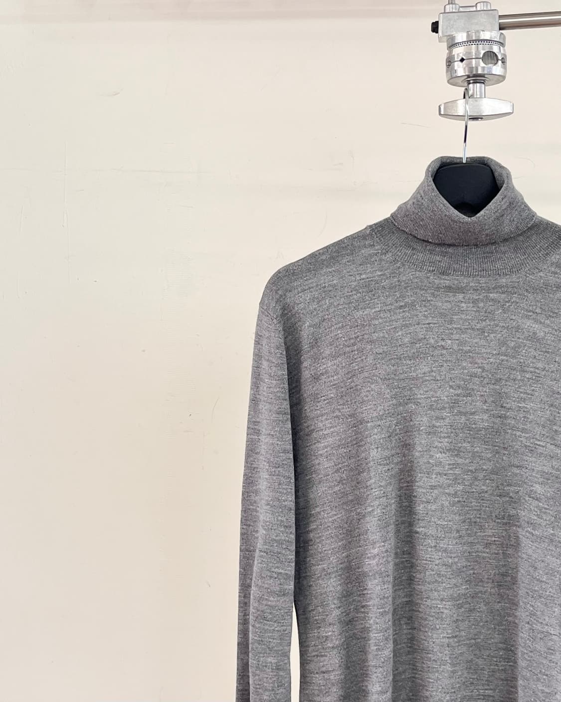 질샌더 그레이 블랜드 롱슬리브 니트 상품이미지3