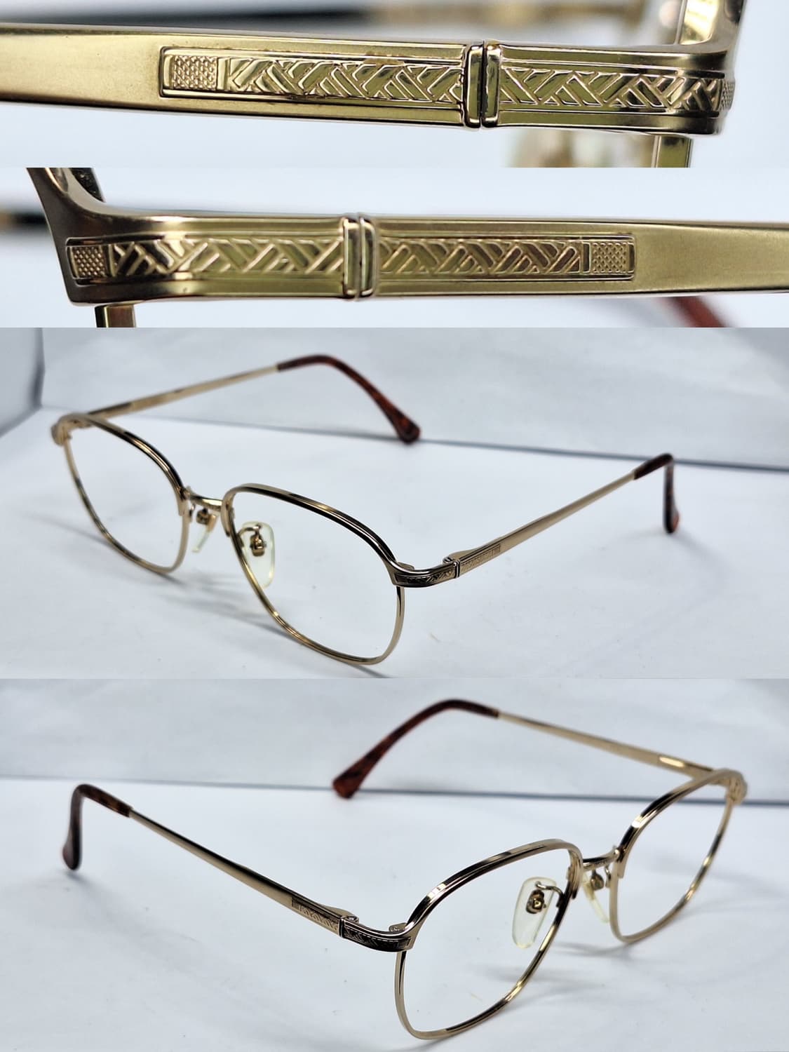 80~90s/빈티지 하이엔드 금압착/시티즌 Exceed 5622 안경테 상품이미지8