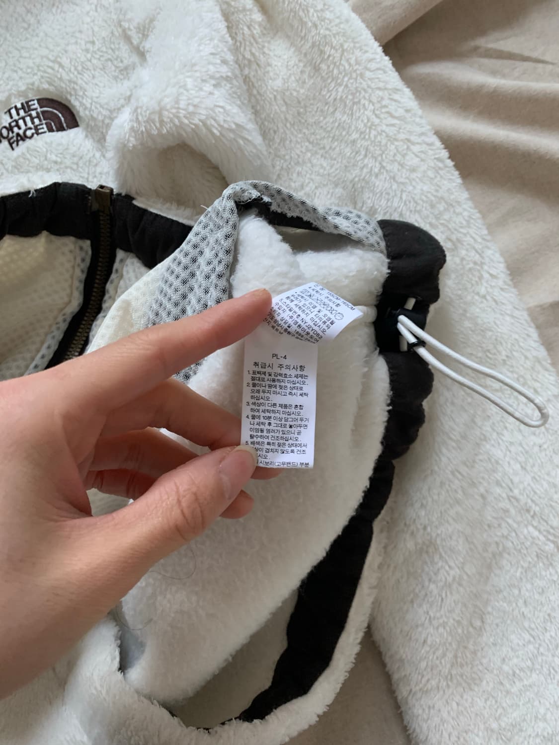 노스페이스 화이트 라벨 플리스 후드집업 상품이미지9