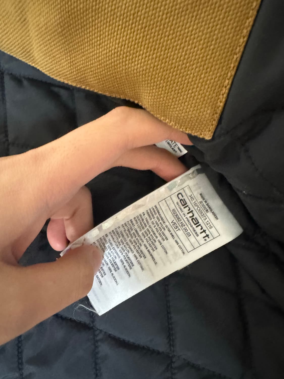 칼하트 베스트 xs 상품이미지3