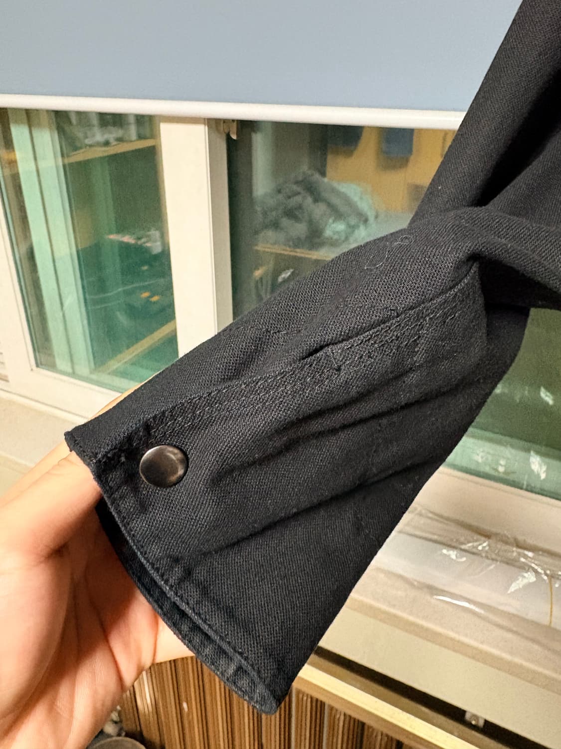 무신사 스탠다드 캔버스 워크 자켓 블랙 XL 상품이미지3