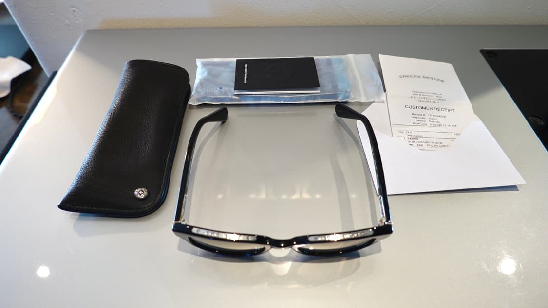 크롬하츠 로우라이더 유광블랙 선글라스/안경 상품이미지3