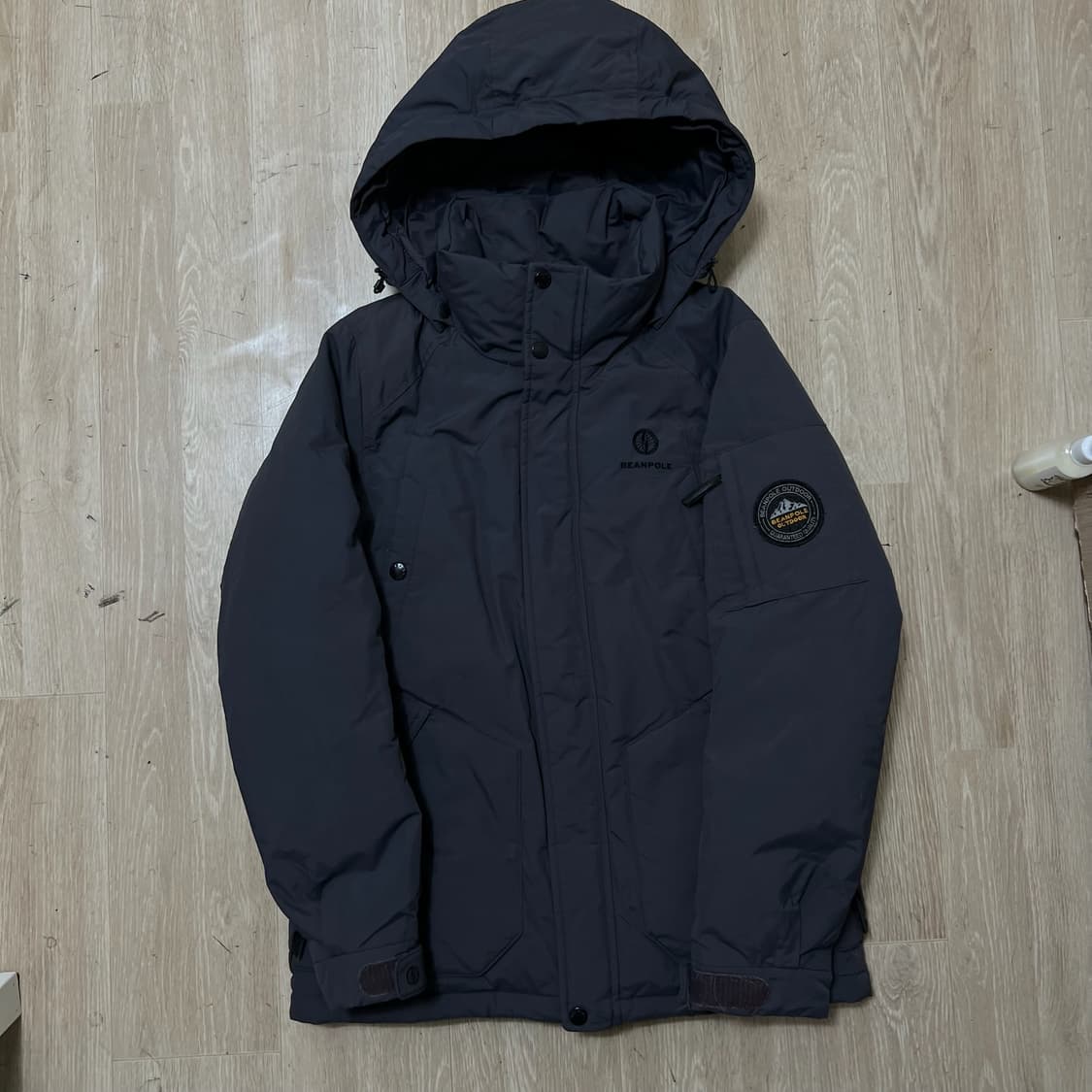 빈폴 아웃도어 와펜 덕다운 후드 패딩 XS/85  상품이미지1