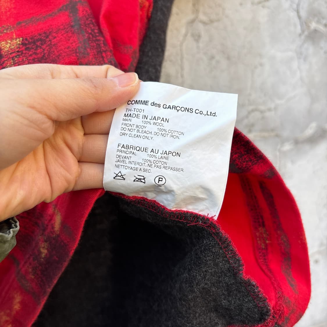 Comme des Garcons 꼼데가르송 트리콧 반팔 니트 상품이미지7