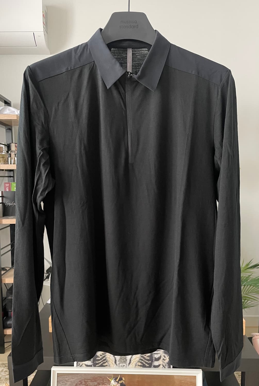 베일런스 프레임 롱슬리브 폴로 상품이미지2