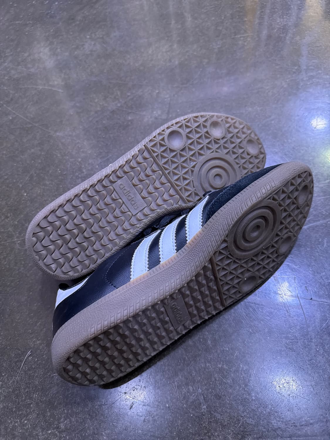 아디다스 OG 삼바 스니커즈 블랙 화이트 검 240 상품이미지8