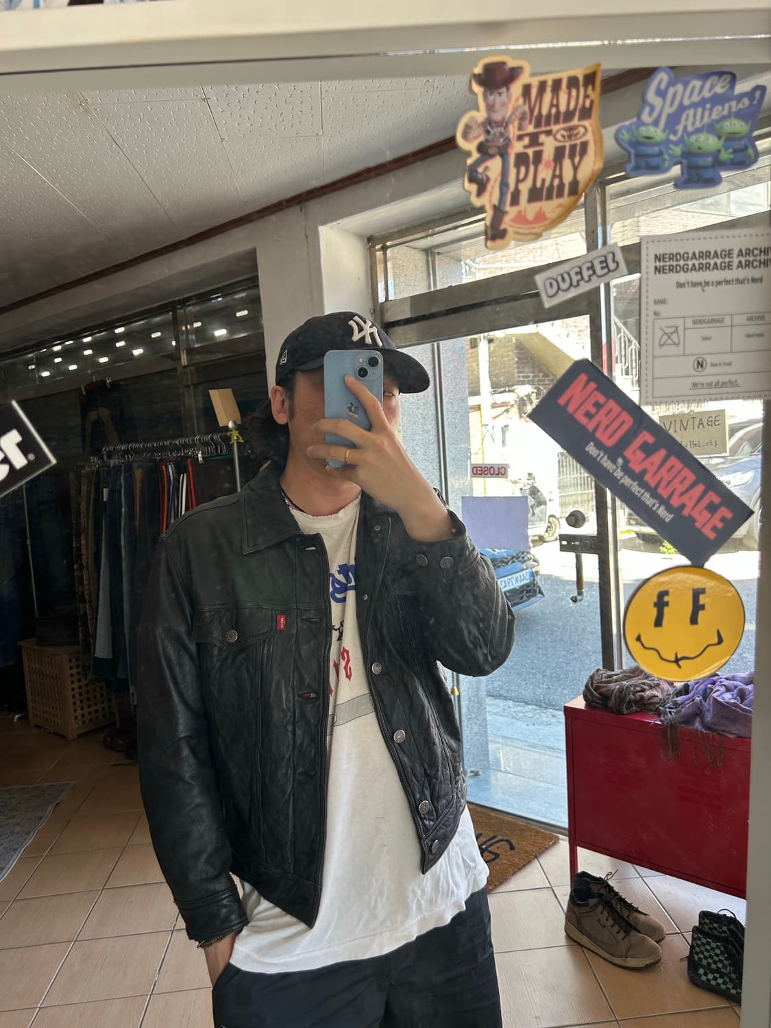 00’s Levi’s 3rd leather trucker jacket 상품이미지9
