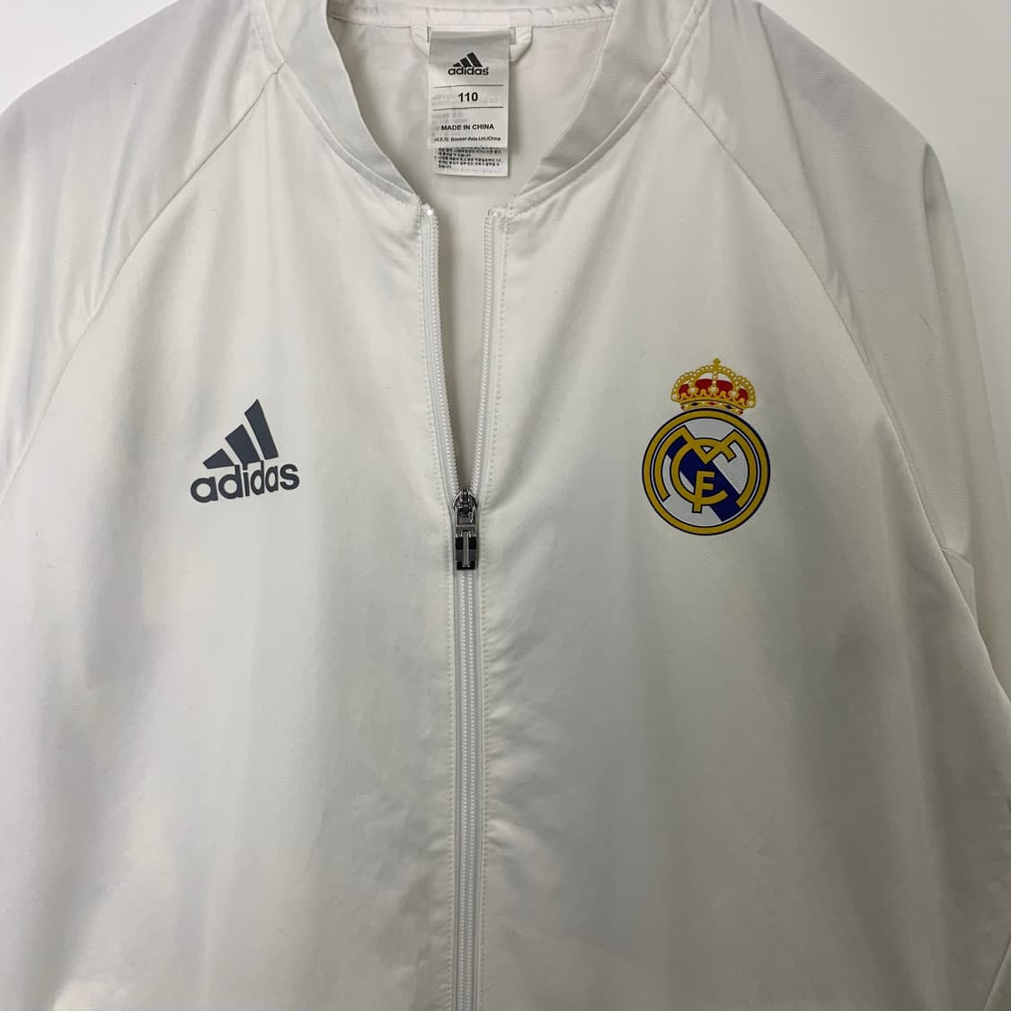 아디다스 레알마드리드 화이트 트랙 져지 상품이미지4