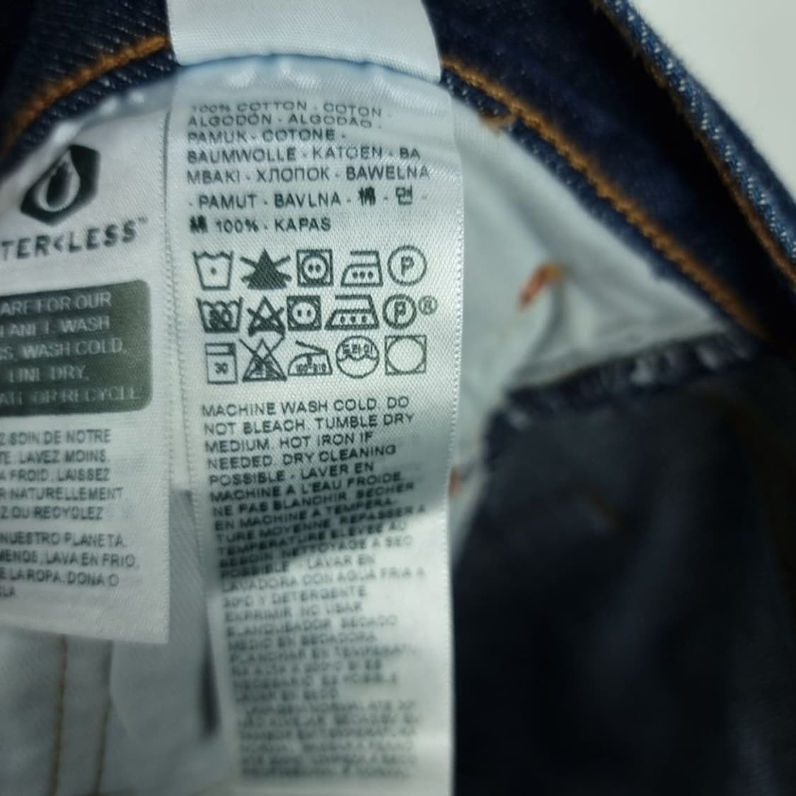 [리바이스] 501 생지 인디고 데님 팬츠 청바지 M19987 상품이미지10
